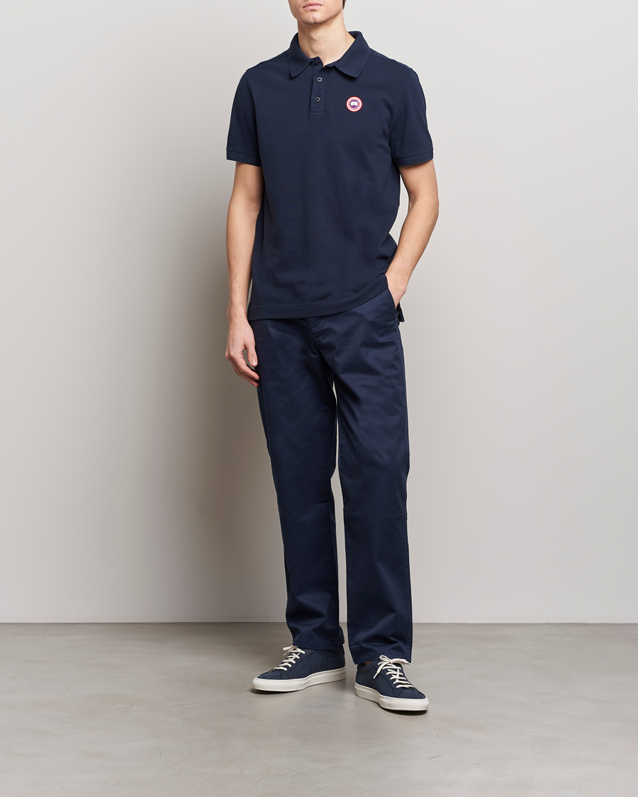 Men | Polo Shirts | Canada Goose | Beckley Polo Atlantic Navy