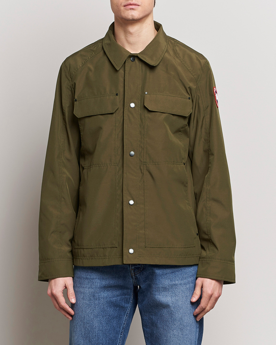 Men | Coats & Jackets | Canada Goose | Burnaby Chore Coat Military Green
