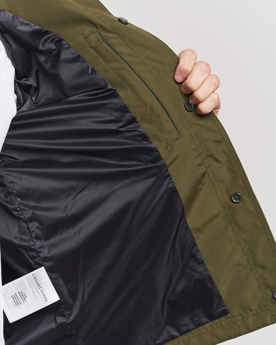 Men | Coats & Jackets | Canada Goose | Burnaby Chore Coat Military Green