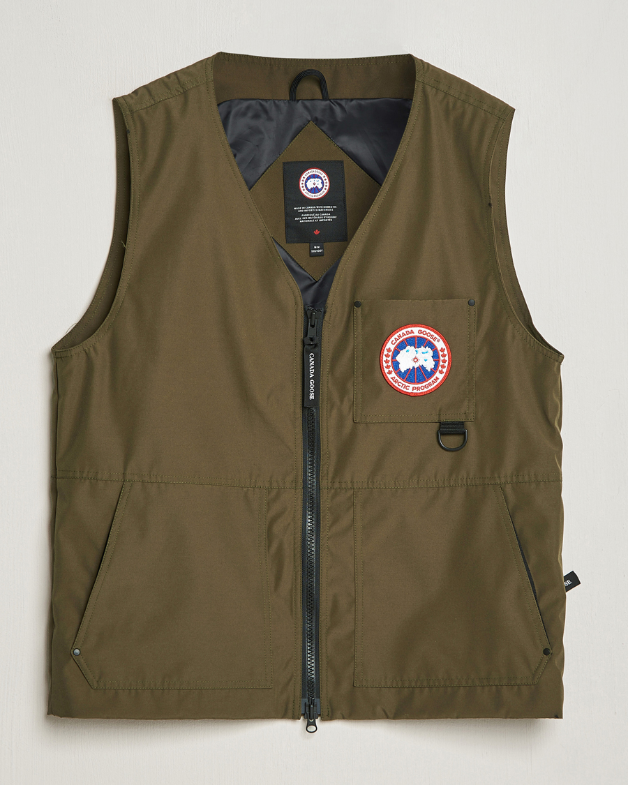 Men | Coats & Jackets | Canada Goose | Canmore Vest Military Green
