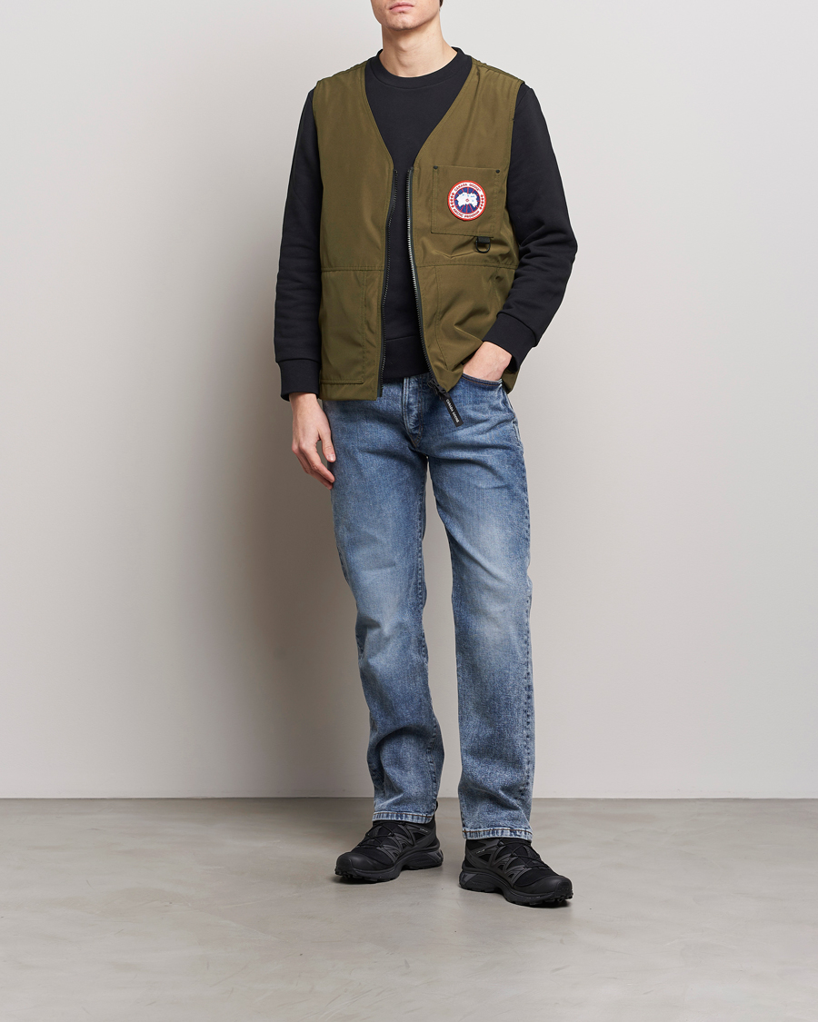 Men | Coats & Jackets | Canada Goose | Canmore Vest Military Green