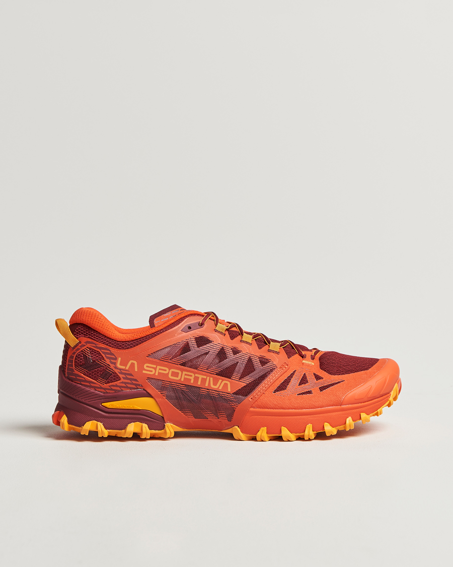 Men | La Sportiva Bushido III Trail Running Sneakers Cherry Tomato | La Sportiva | Bushido III Trail Running Sneakers Cherry Tomato