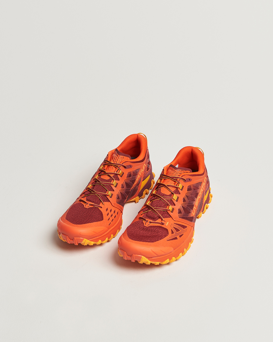 Men | La Sportiva Bushido III Trail Running Sneakers Cherry Tomato | La Sportiva | Bushido III Trail Running Sneakers Cherry Tomato