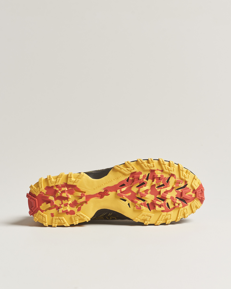 Men | La Sportiva Bushido III Trail Running Sneakers Black/Yellow | La Sportiva | Bushido III Trail Running Sneakers Black/Yellow