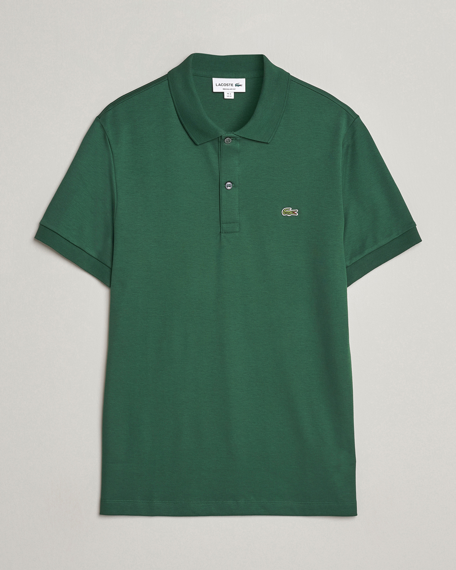 Men | Polo Shirts | Lacoste | Pima Interlock Piké Green