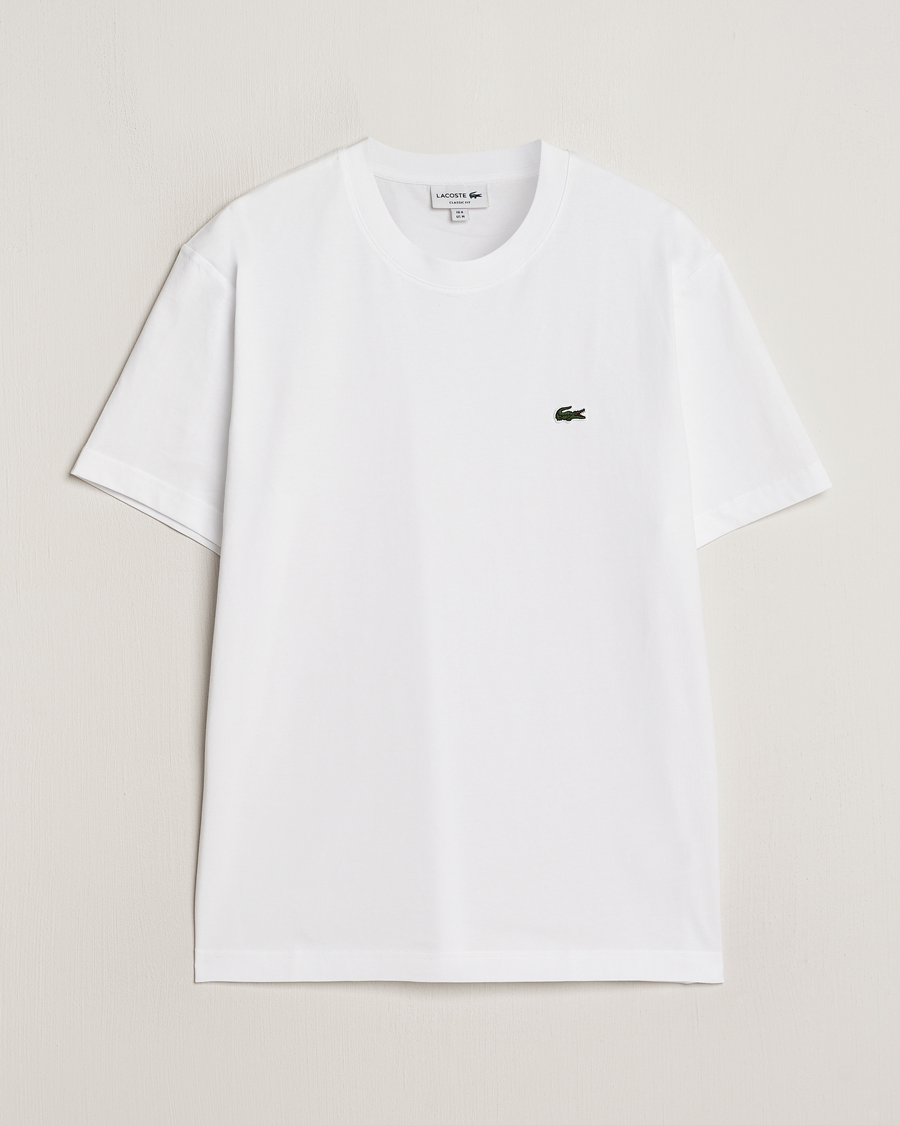 Men | T-Shirts | Lacoste | Crew Neck T-Shirt White
