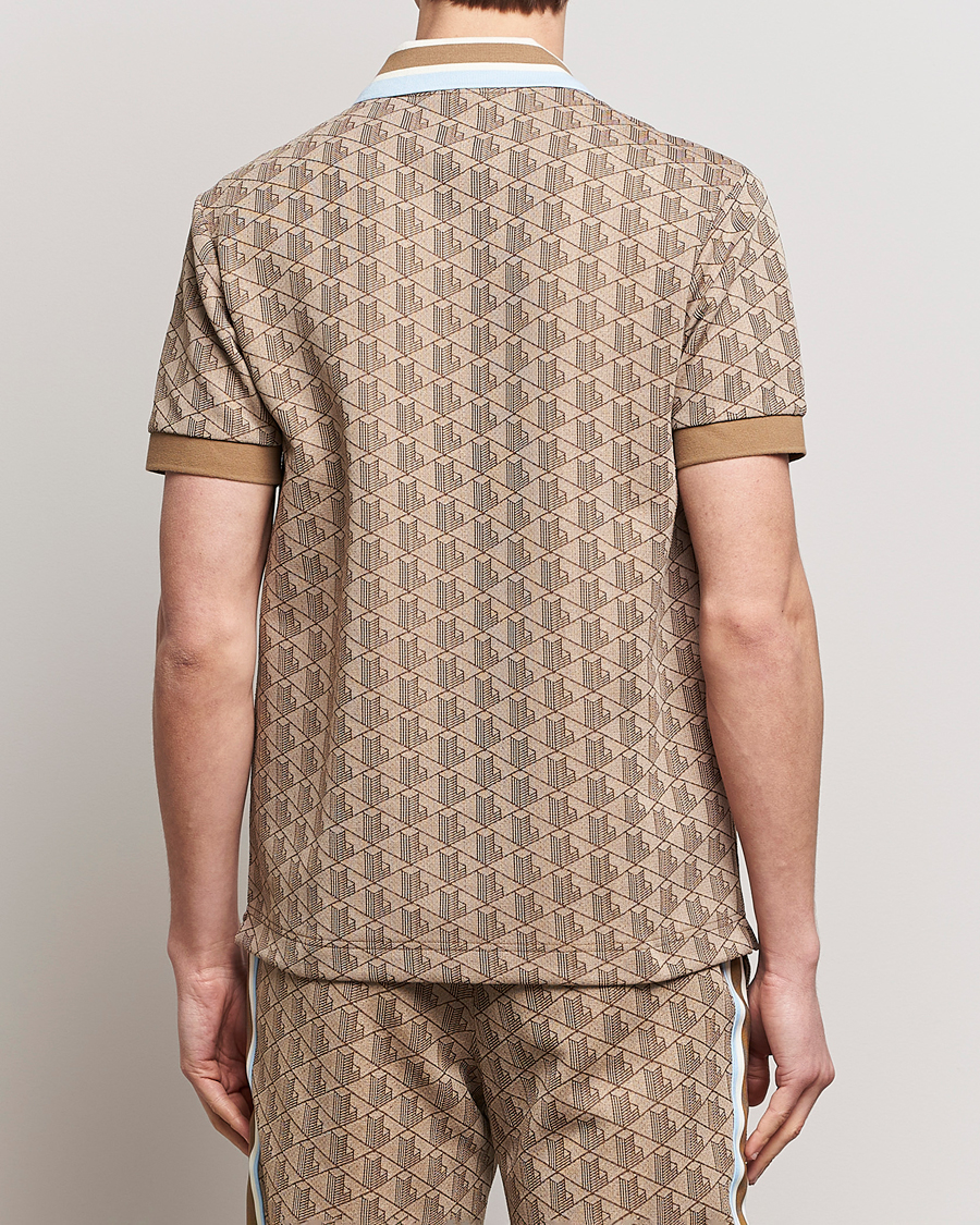 Men | Polo Shirts | Lacoste | Classic Fit Monogram Polo Croissant/Cookie