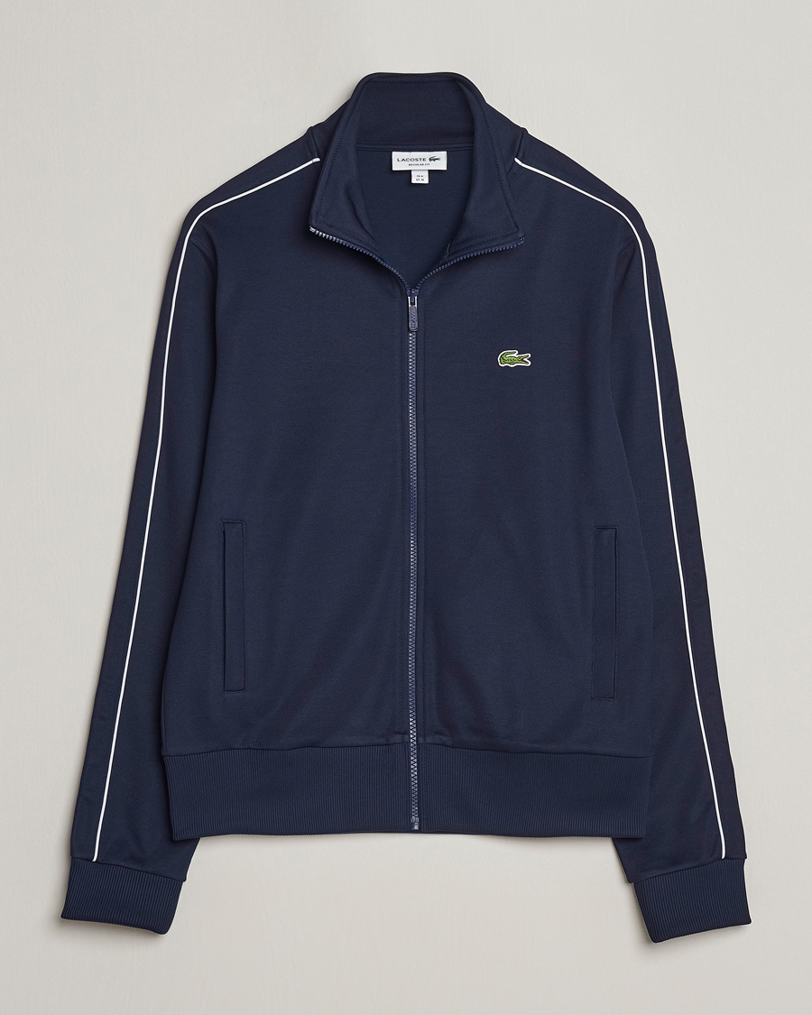 Men | Sweaters & Knitwear | Lacoste | Paris Track Jacket Navy