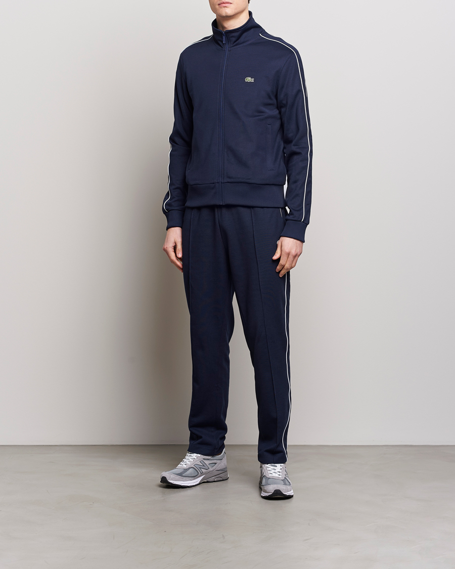 Men | Sweaters & Knitwear | Lacoste | Paris Track Jacket Navy