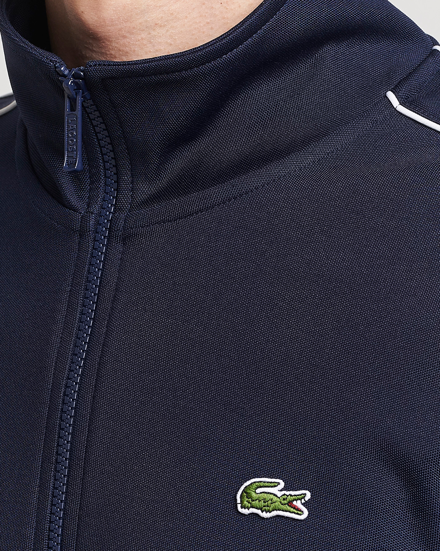 Men | Sweaters & Knitwear | Lacoste | Paris Track Jacket Navy