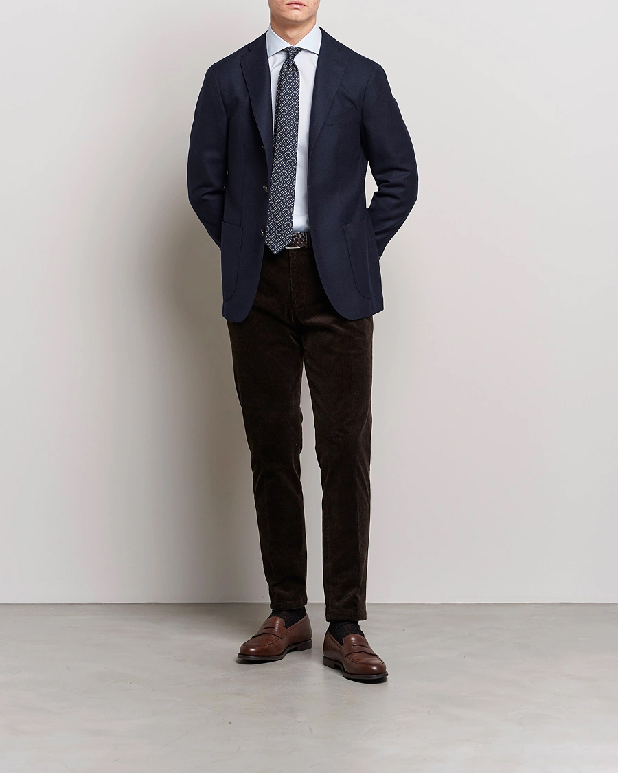 Men | Shirts | Kamakura Shirts | Slim Fit Broadcloth Dress Shirt Light Blue