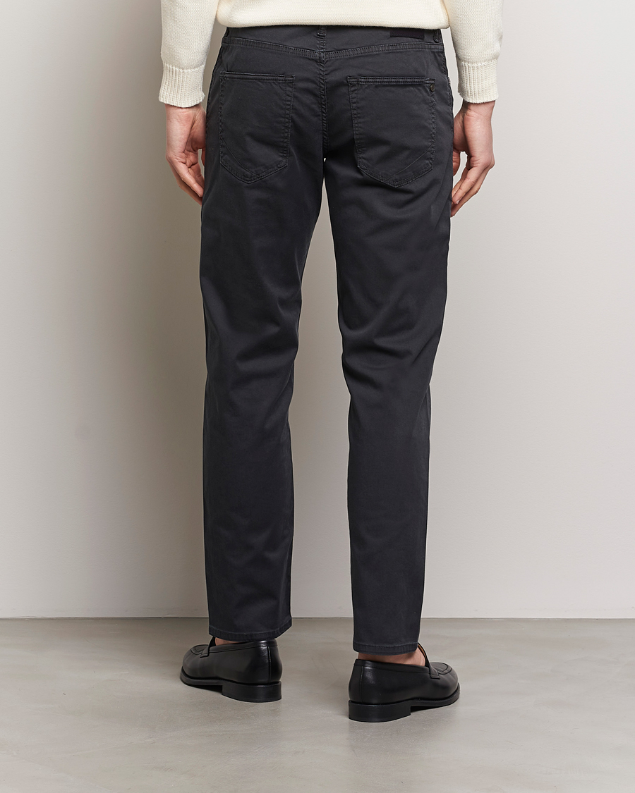 Men | Trousers | Incotex | 5-Pocket Cotton/Stretch Pants Black