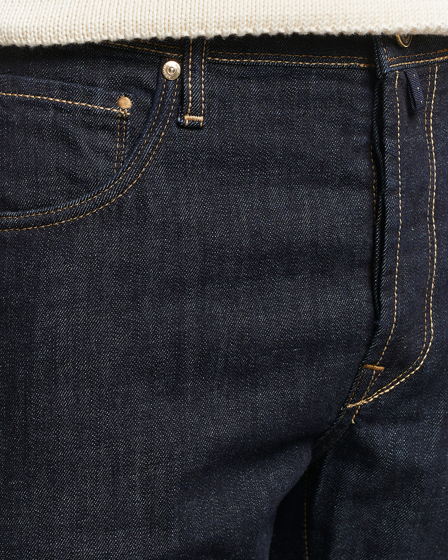 Men | Jeans | Incotex | 5-Pocket Stretch Denim Dark Blue