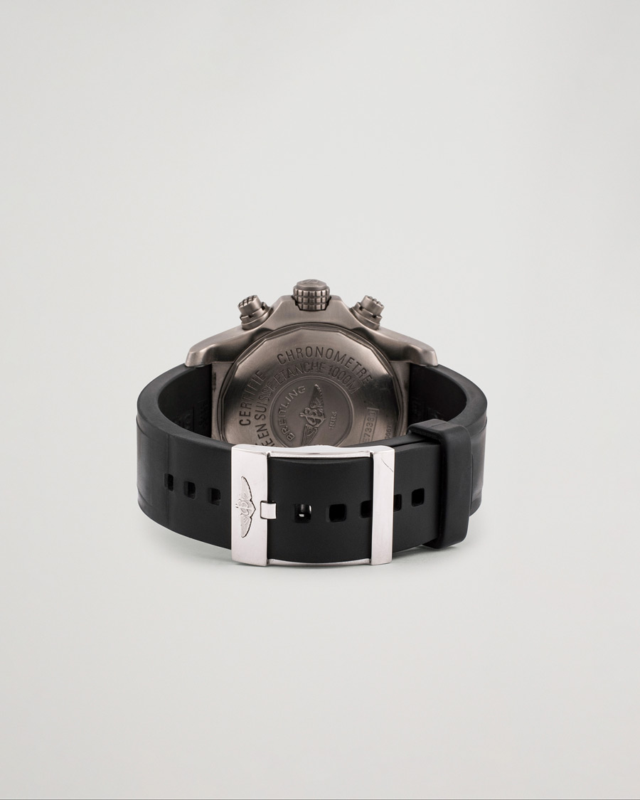 Men | Breitling Pre-Owned AvengerM1 E73360 Titan Blue Silver | Breitling Pre-Owned | AvengerM1 E73360 Titan Blue Silver