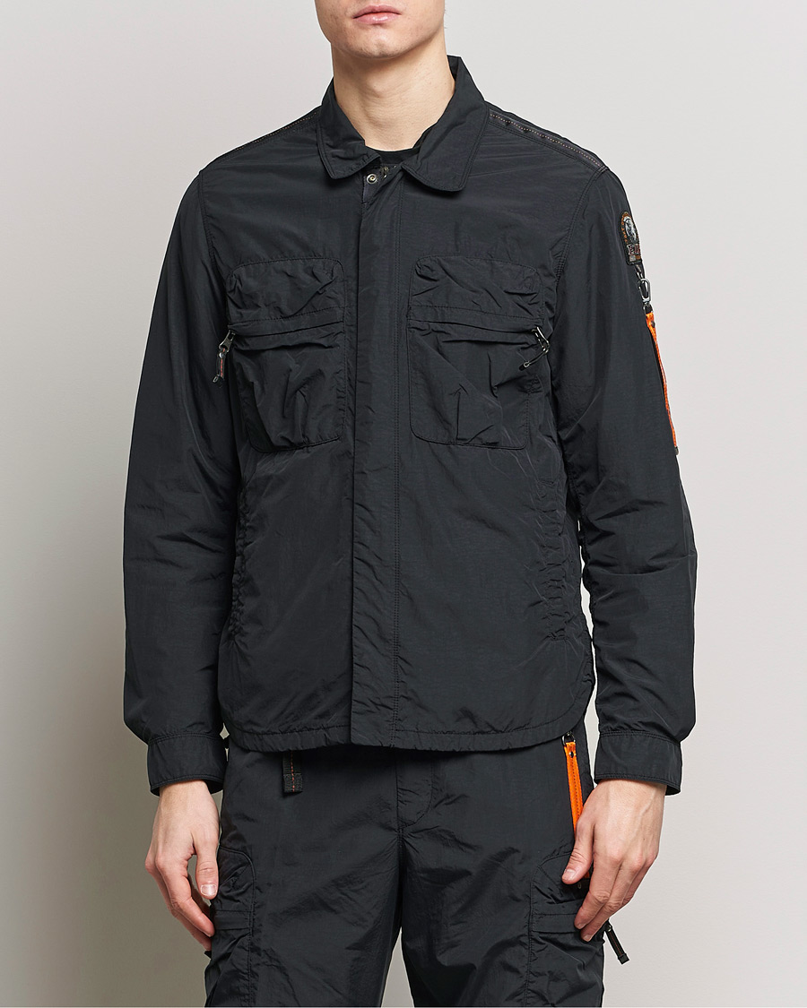Men | Coats & Jackets | Parajumpers | Millard Vintage Nylon Jacket Black