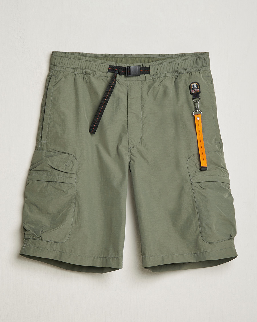 Men | Shorts | Parajumpers | Walton Vintage Nylon Shorts Thyme Green