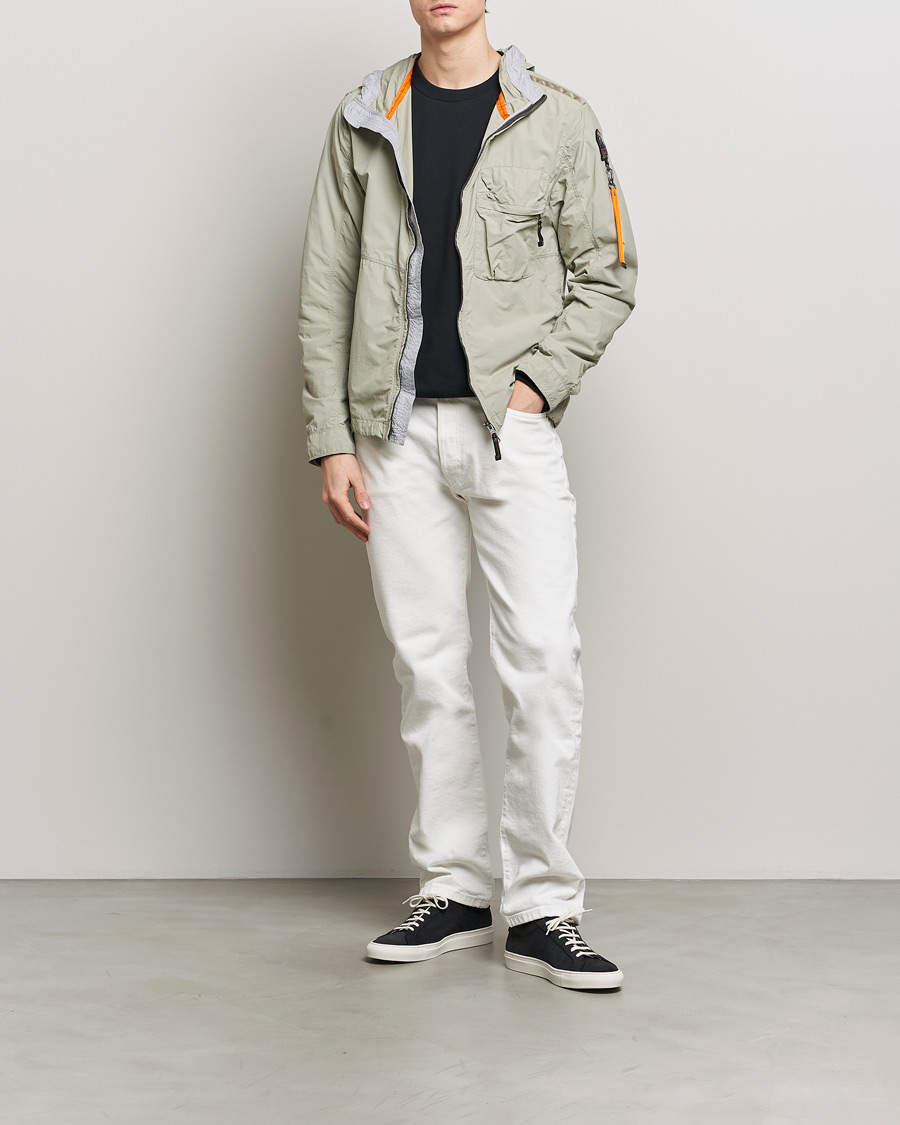 Men | Coats & Jackets | Parajumpers | Nigel Vintage Nylon Hooded Jacket Sage