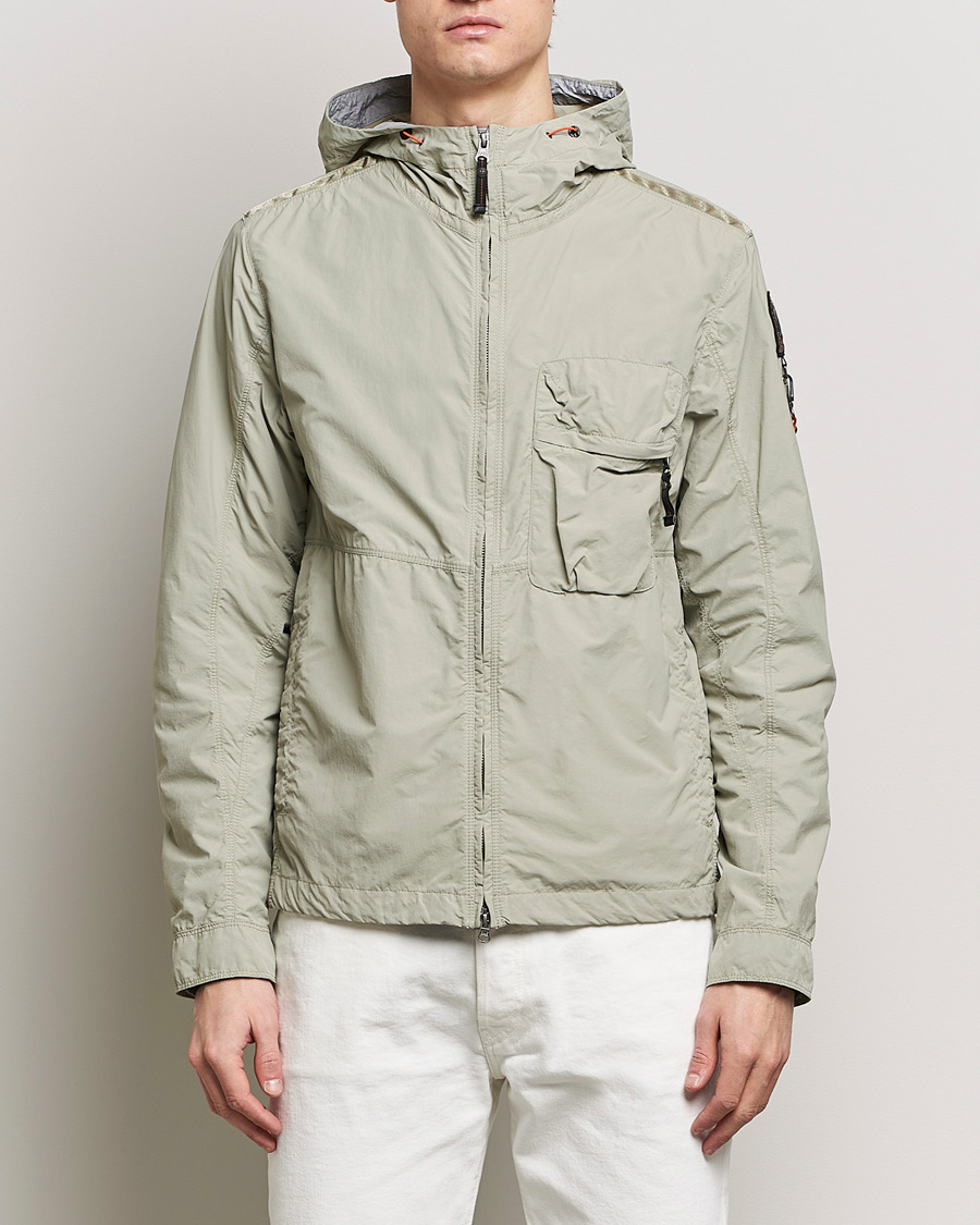 Men | Coats & Jackets | Parajumpers | Nigel Vintage Nylon Hooded Jacket Sage