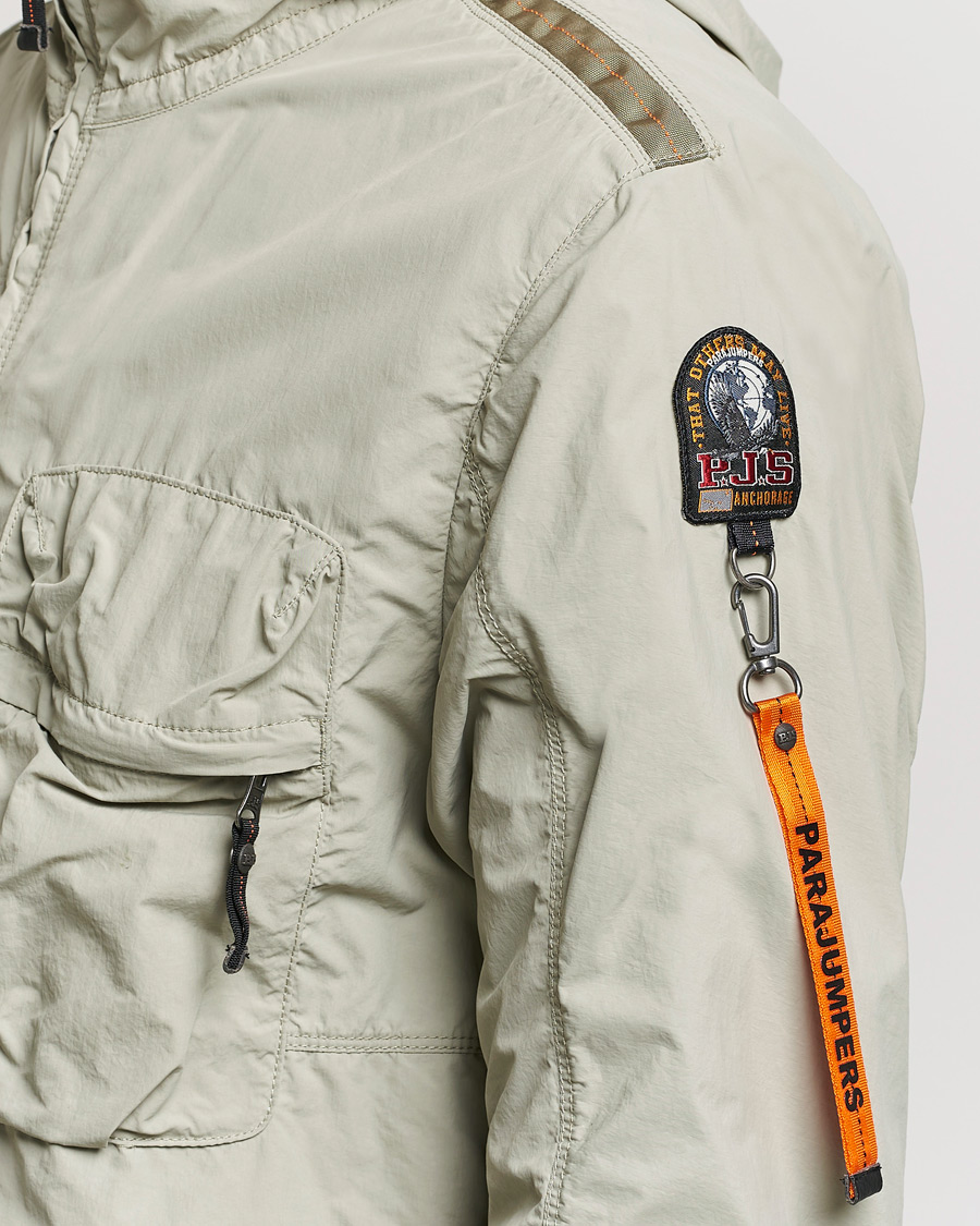Men | Coats & Jackets | Parajumpers | Nigel Vintage Nylon Hooded Jacket Sage
