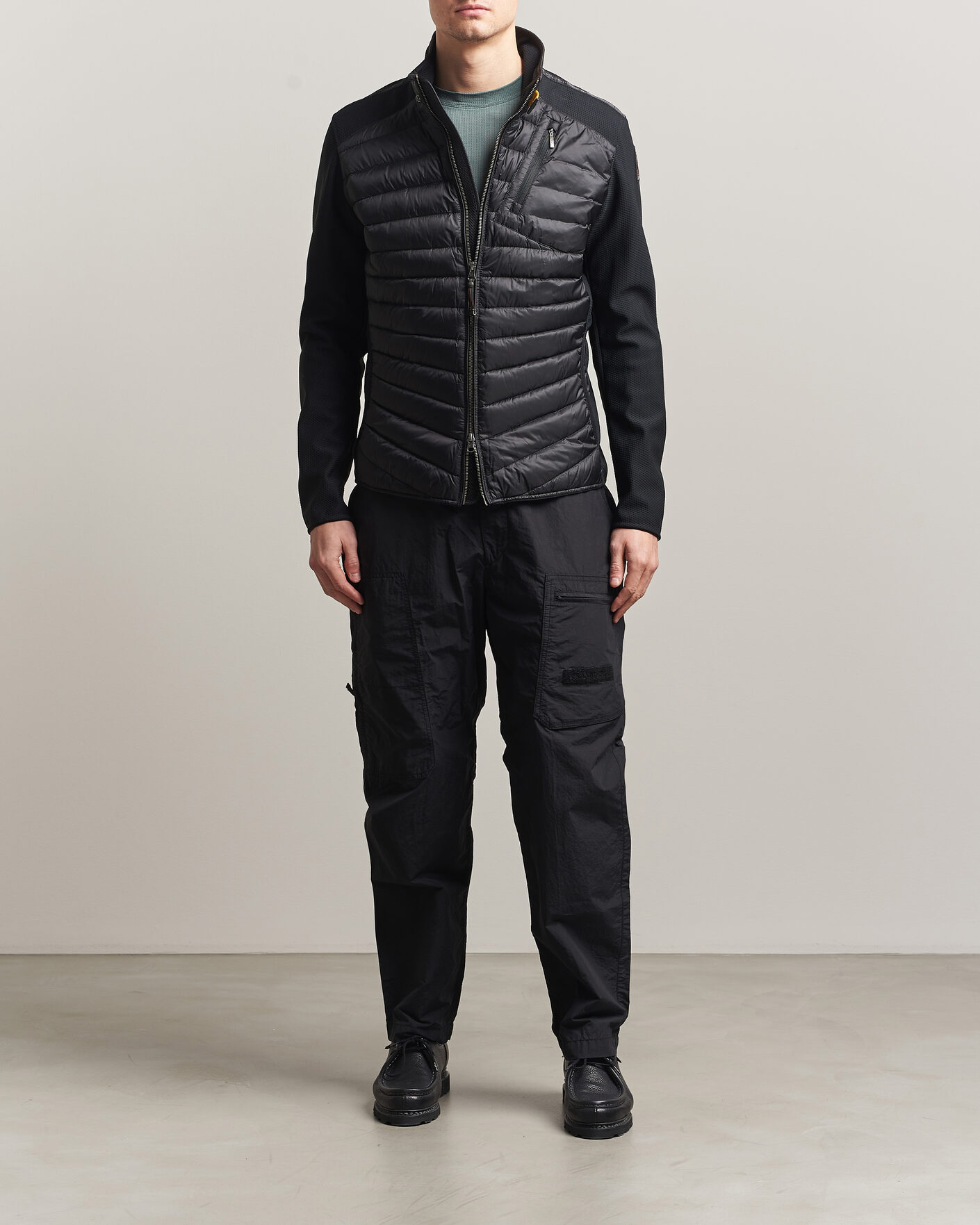 Men | Coats & Jackets | Parajumpers | Jayden Mesh Hybrid Jacket Black