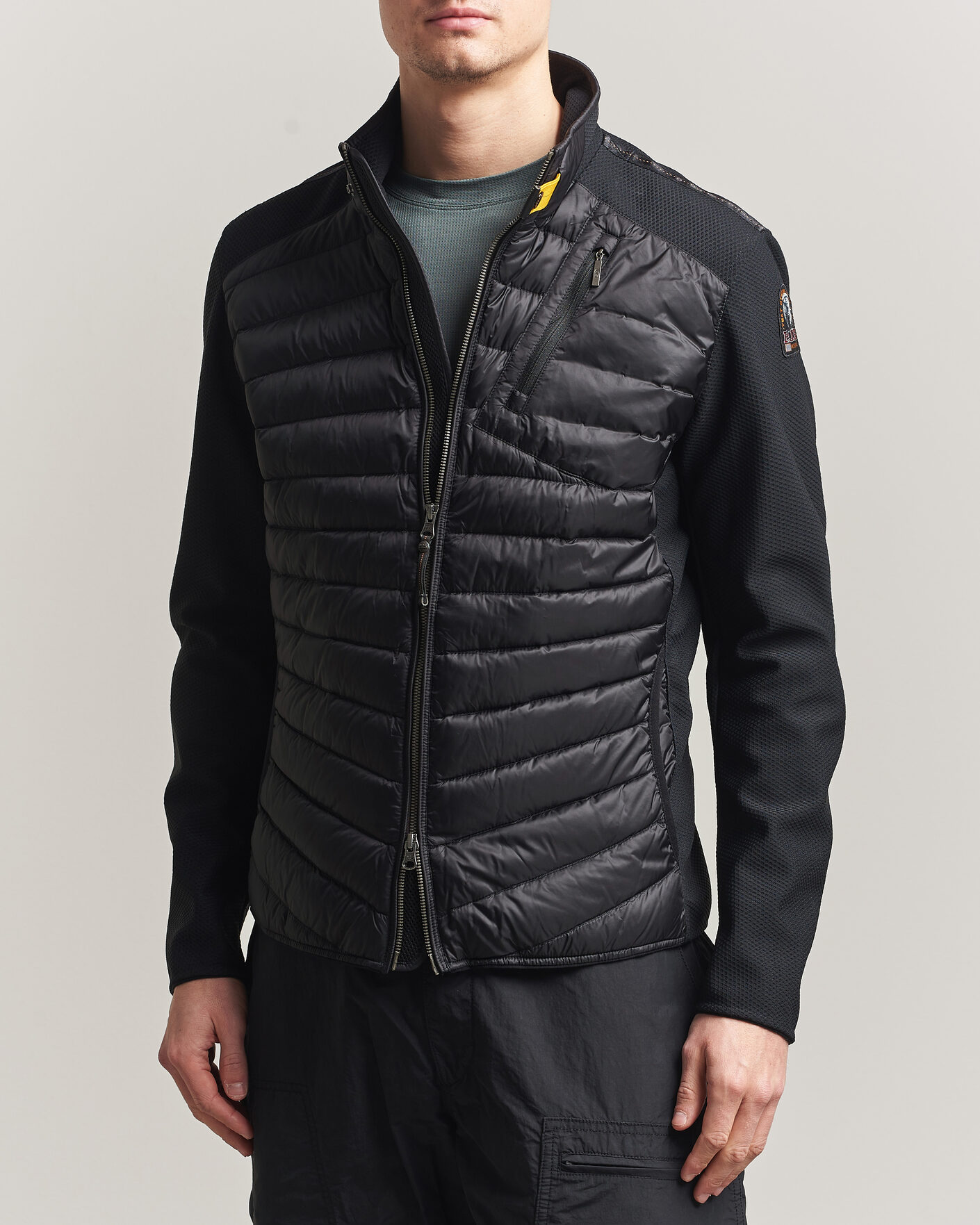 Men | Coats & Jackets | Parajumpers | Jayden Mesh Hybrid Jacket Black