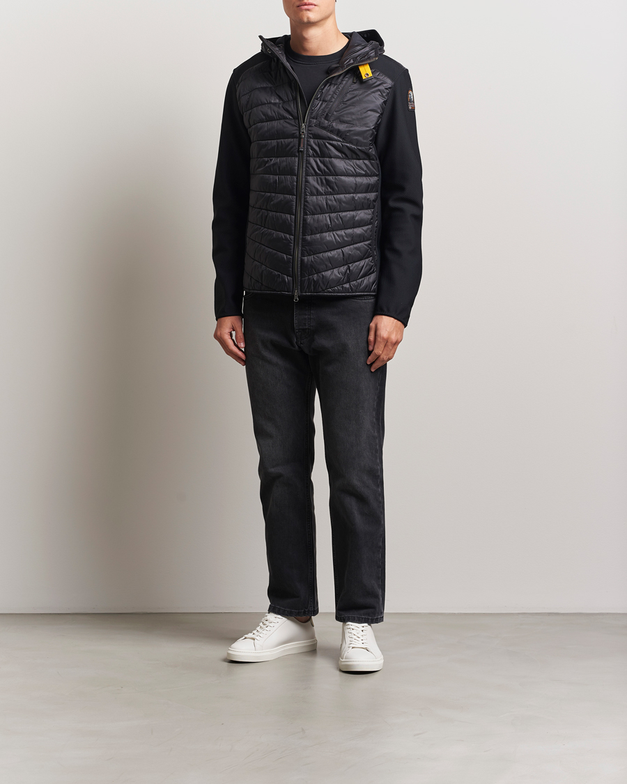 Men | Coats & Jackets | Parajumpers | Nolan Mesh Hooded Hybrid Black