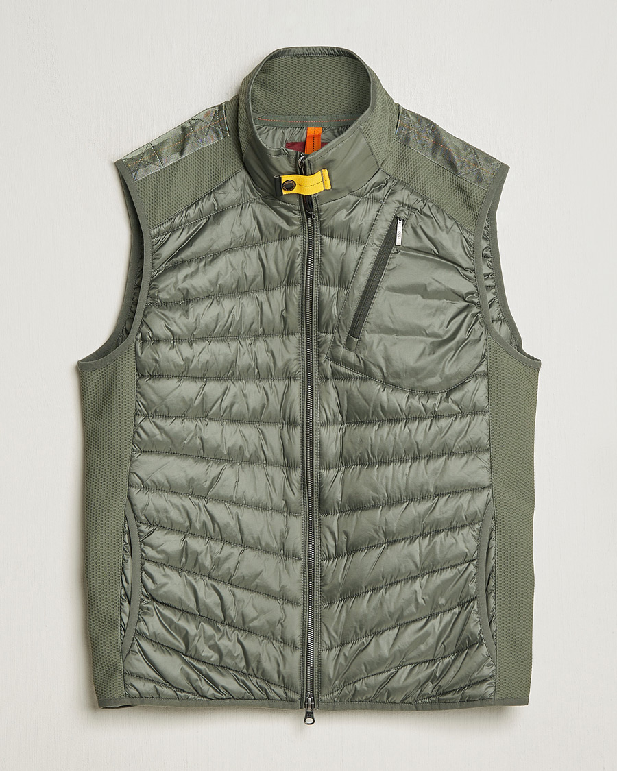 Men | Coats & Jackets | Parajumpers | Zavier Hybrid Vest Thyme Green