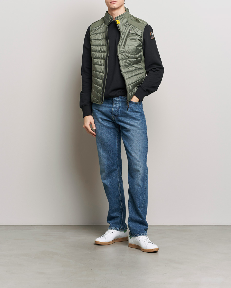 Men | Coats & Jackets | Parajumpers | Zavier Hybrid Vest Thyme Green