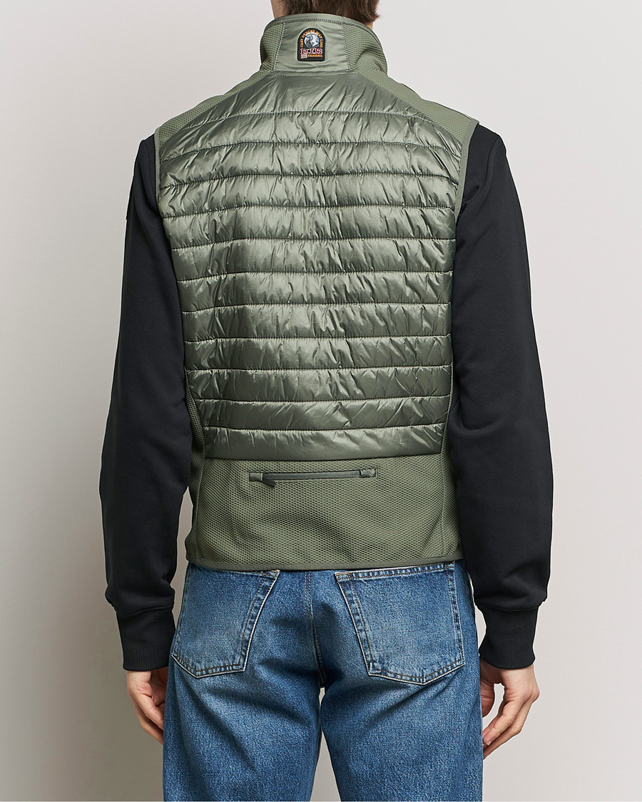 Men | Coats & Jackets | Parajumpers | Zavier Hybrid Vest Thyme Green