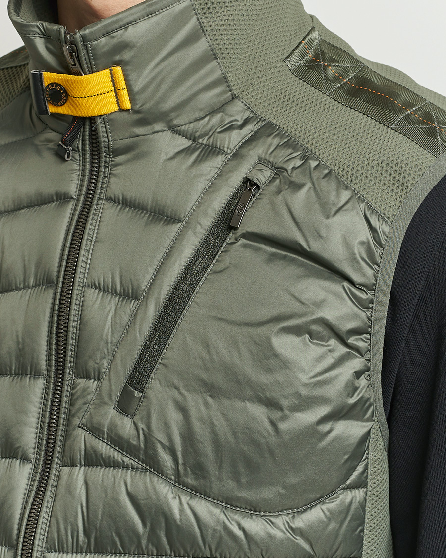 Men | Coats & Jackets | Parajumpers | Zavier Hybrid Vest Thyme Green
