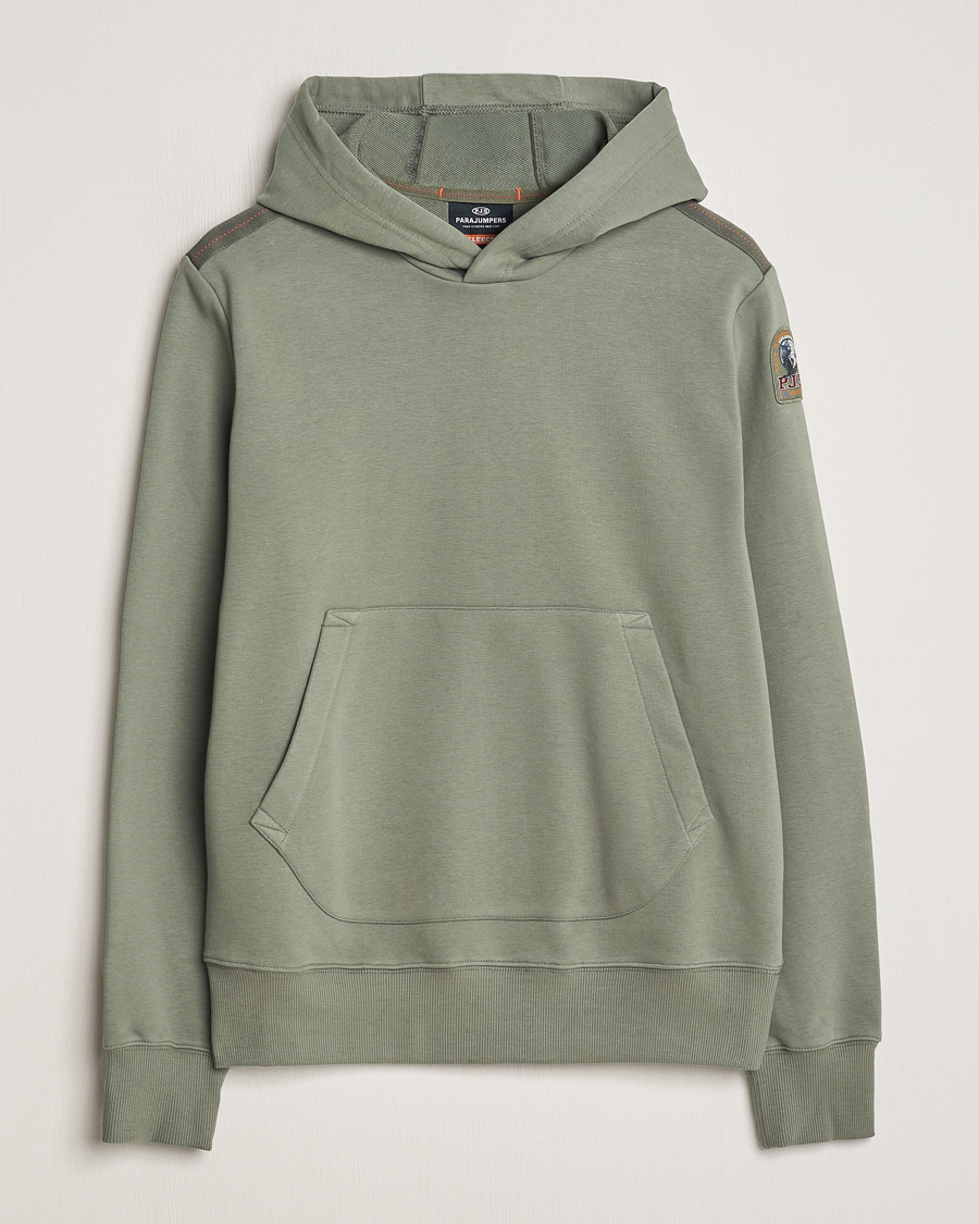 Men | Sweaters & Knitwear | Parajumpers | Everest Super Easy Hoodie Thyme Green