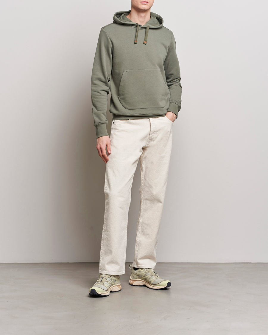 Men | Sweaters & Knitwear | Parajumpers | Everest Super Easy Hoodie Thyme Green