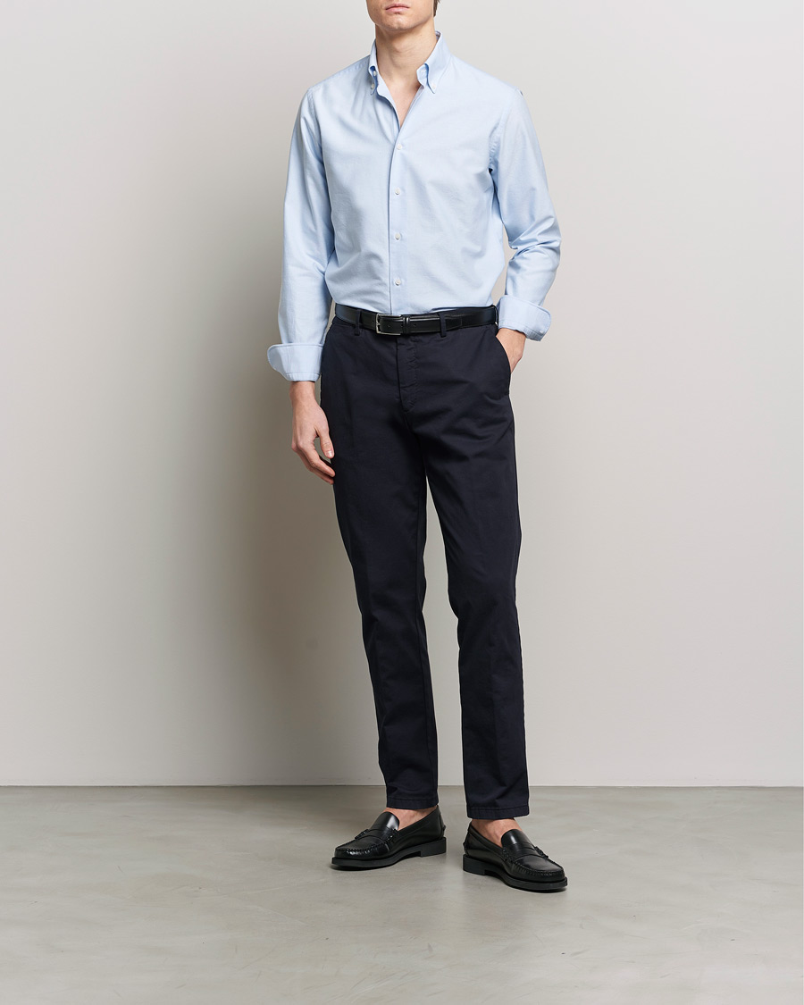 Men | Shirts | Grigio | Oxford Button Down Shirt Light Blue