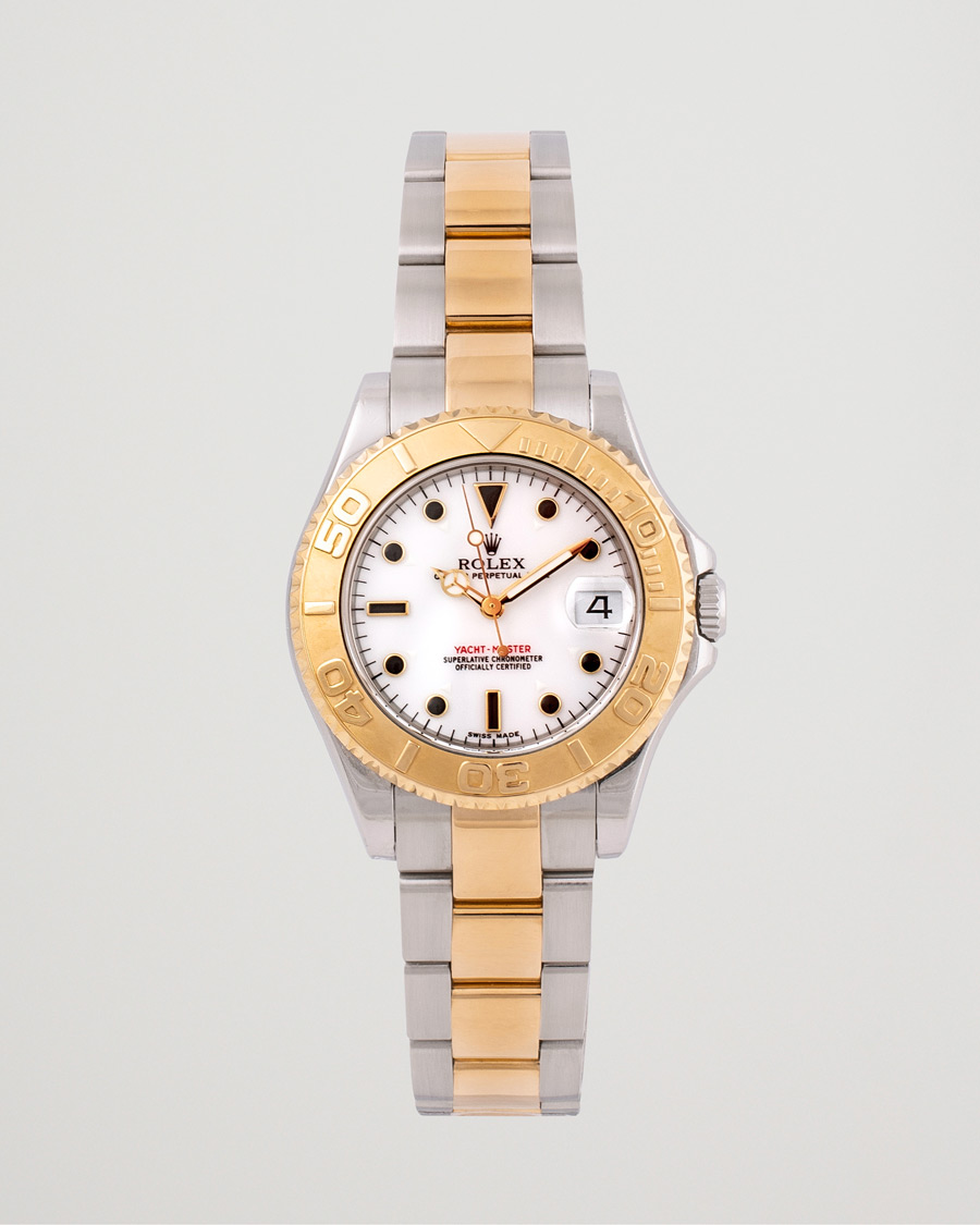 Men | Rolex Pre-Owned Yacht Master 168623 Gold/Silver | Rolex Pre-Owned | Yacht Master 168623 Gold/Silver