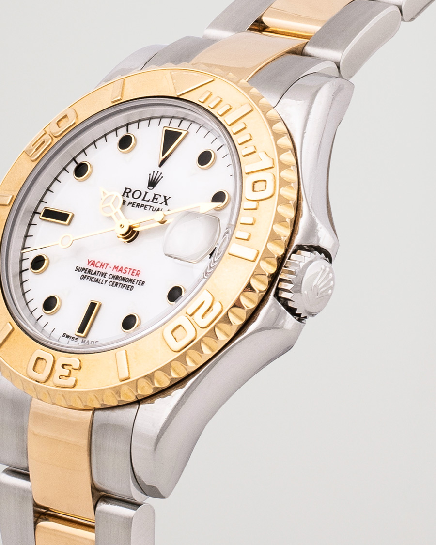 Men | Rolex Pre-Owned Yacht Master 168623 Gold/Silver | Rolex Pre-Owned | Yacht Master 168623 Gold/Silver