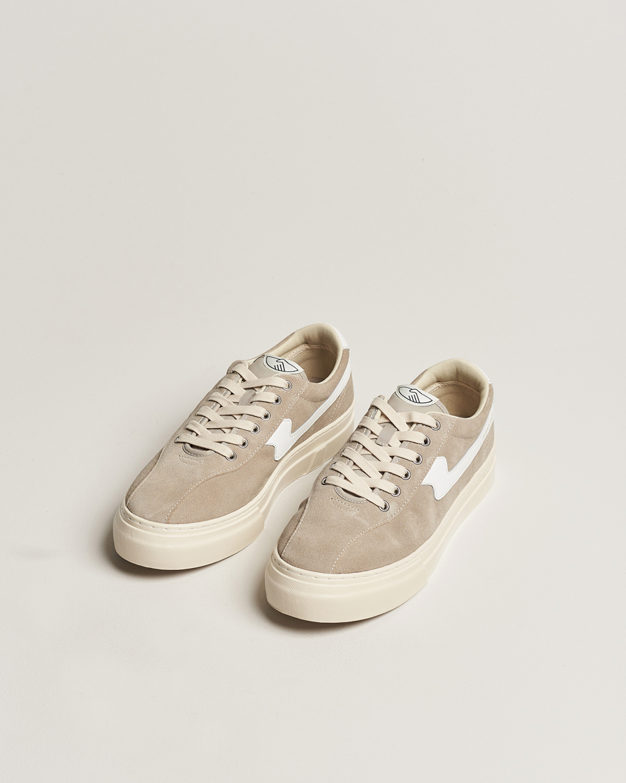 Men | Stepney Workers Club Dellow S-Strike Suede Sneaker Lt Grey/White | Stepney Workers Club | Dellow S-Strike Suede Sneaker Lt Grey/White