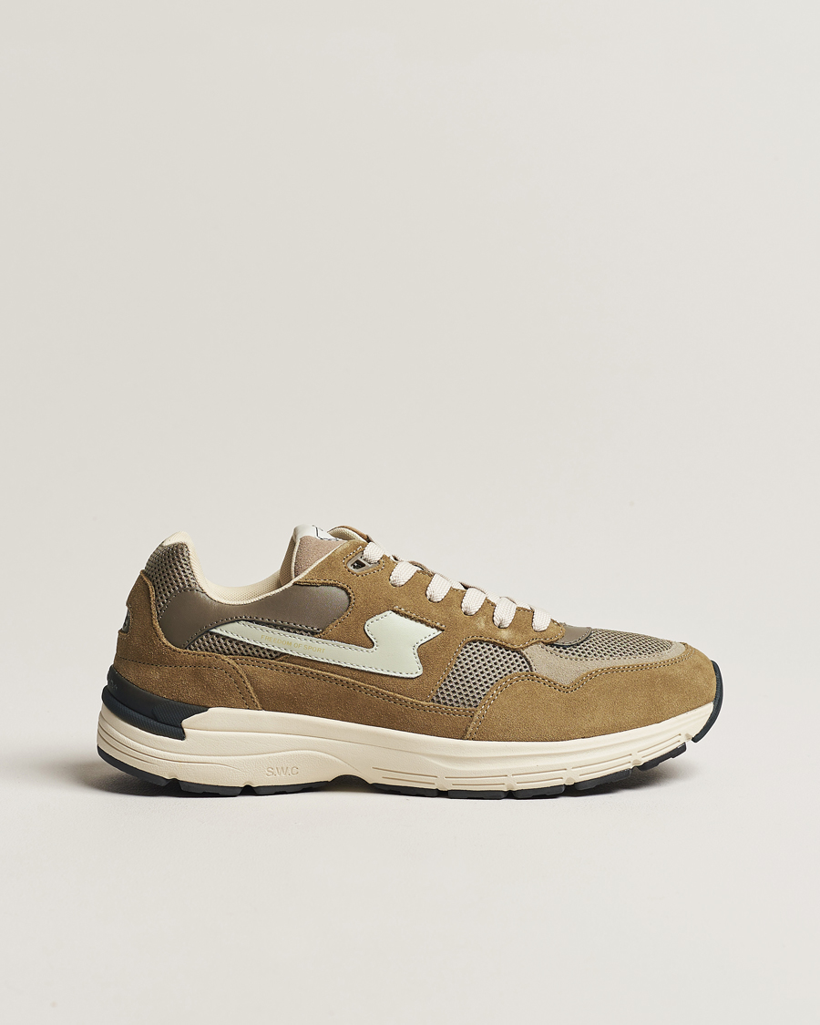 Men | Stepney Workers Club Amiel S-Strike Suede Mix Runner Desert | Stepney Workers Club | Amiel S-Strike Suede Mix Runner Desert