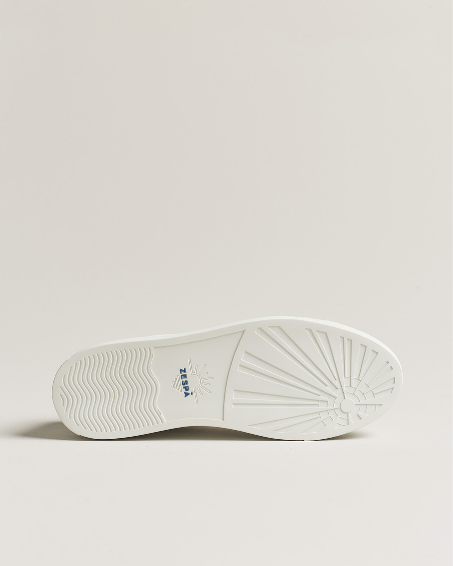 Men | Zespà ZSP4 Nappa Leather Sneakers White/Navy | Zespà | ZSP4 Nappa Leather Sneakers White/Navy