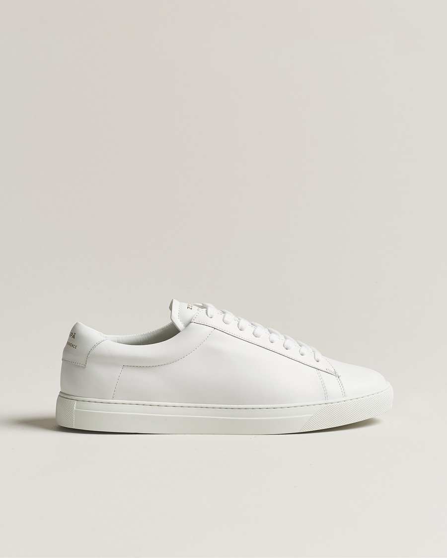Men | Zespà ZSP4 Nappa Leather Sneakers White | Zespà | ZSP4 Nappa Leather Sneakers White