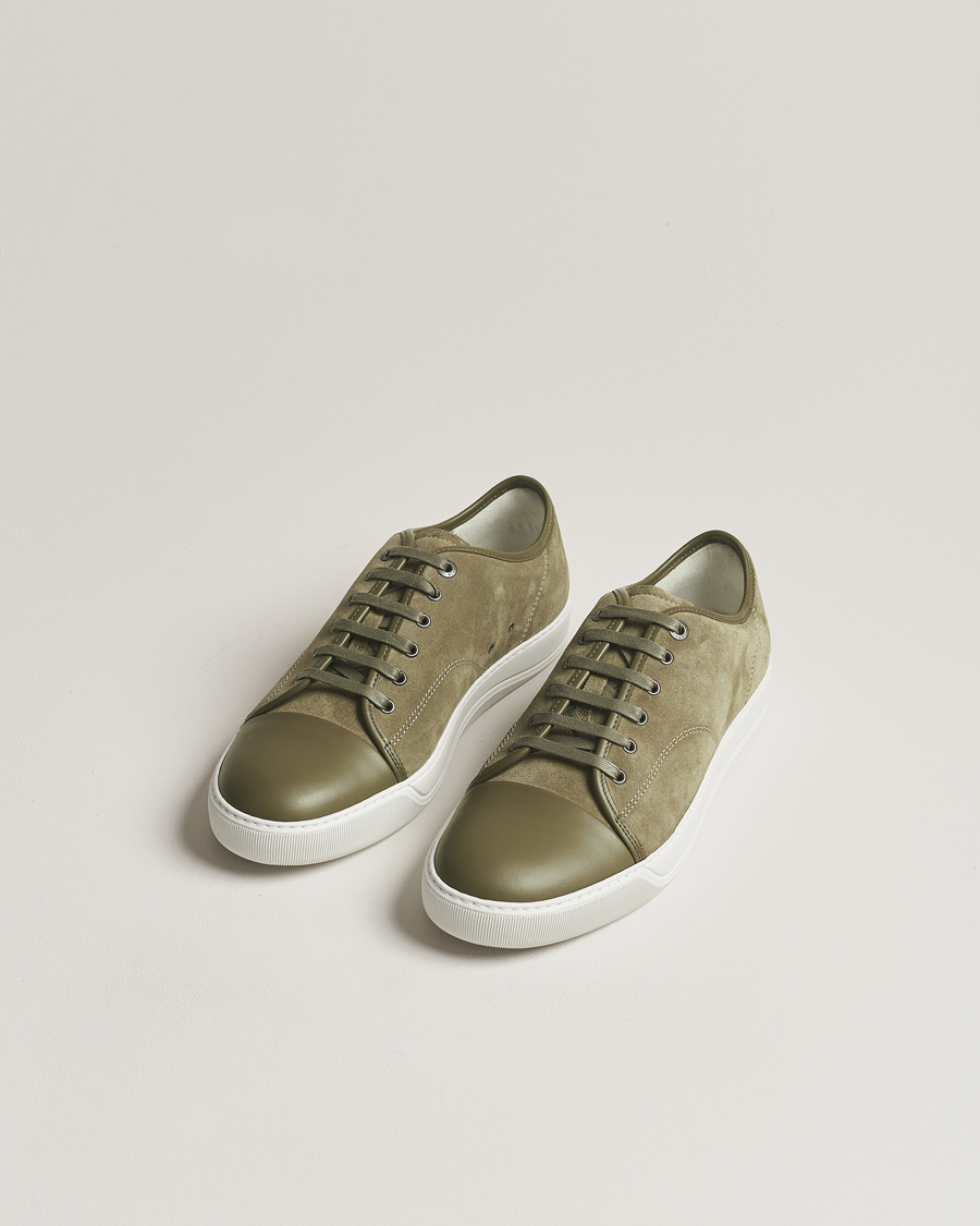 Men | Lanvin Nappa Cap Toe Sneaker Solitary | Lanvin | Nappa Cap Toe Sneaker Solitary