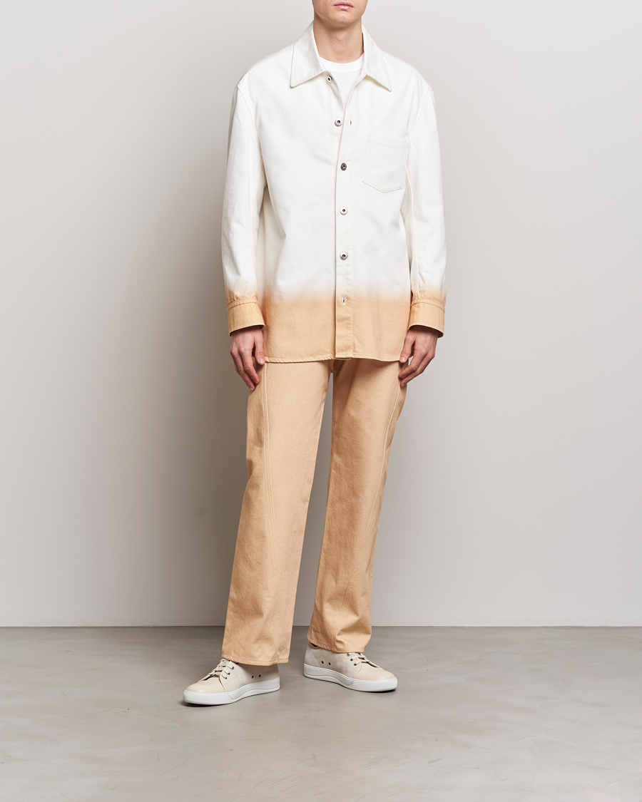 Men | Trousers | Lanvin | Degrade Twisted Pants Vanilla