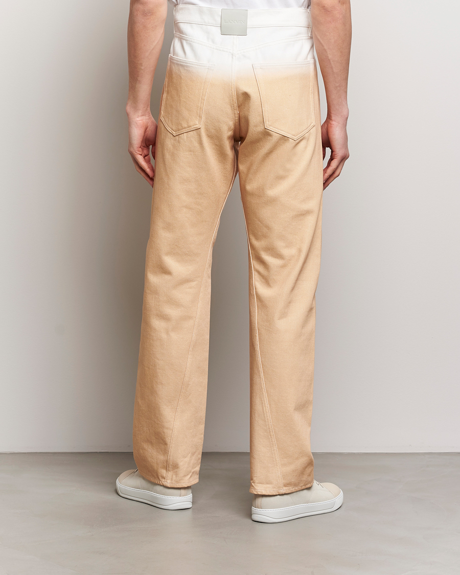 Men | Trousers | Lanvin | Degrade Twisted Pants Vanilla