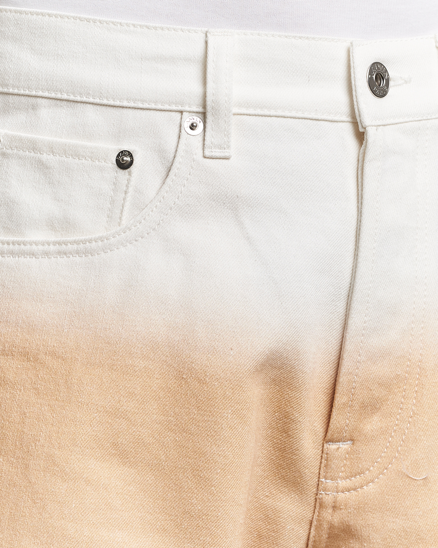 Men | Trousers | Lanvin | Degrade Twisted Pants Vanilla