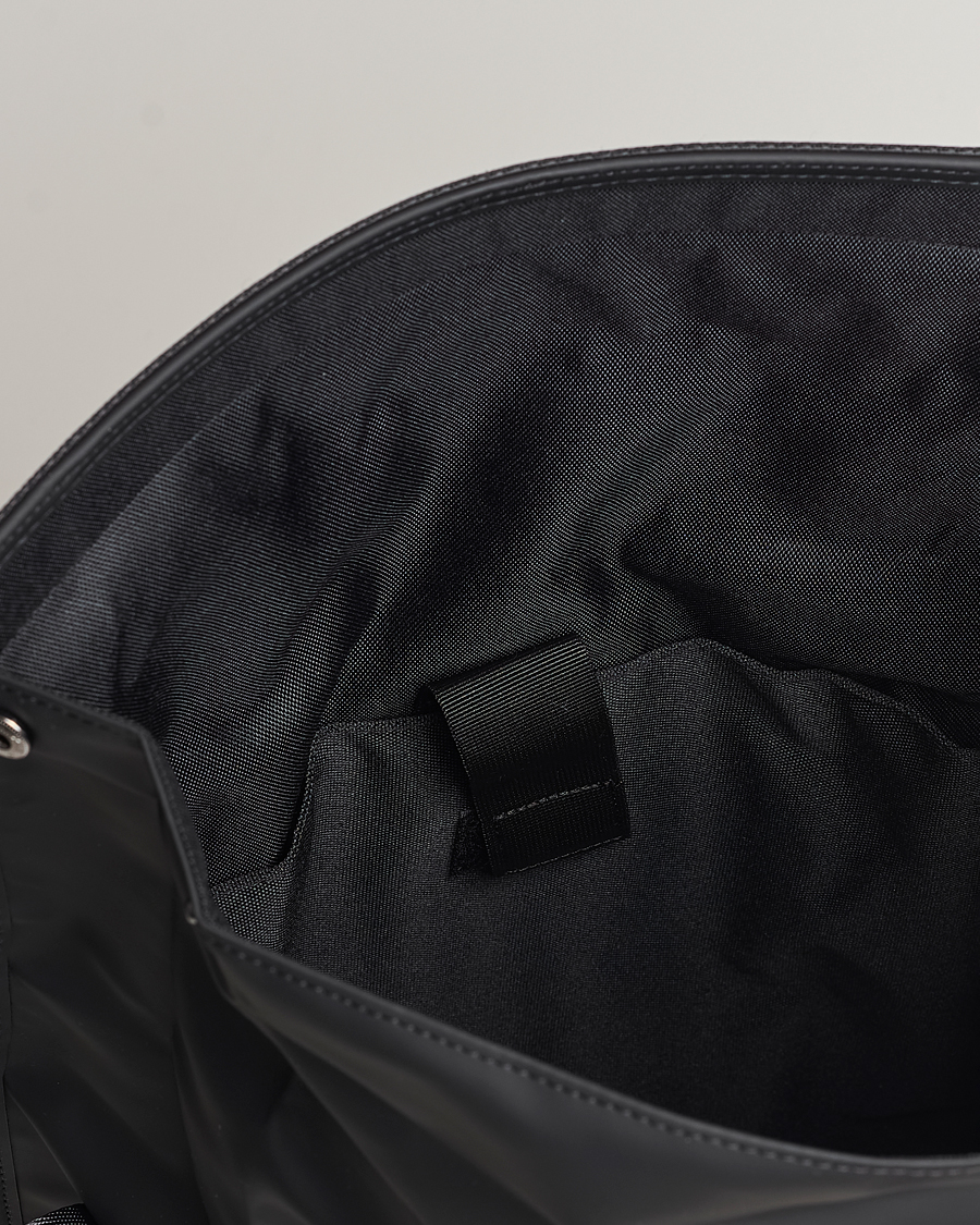 Men | Bags | RAINS | Trail Rolltop Backpack Black
