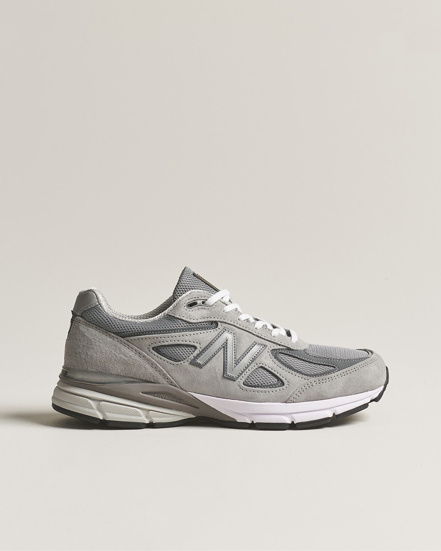 Men | Sneakers | New Balance Made In US & UK | New Balance Made in USA 990v4 Sneakers Grey