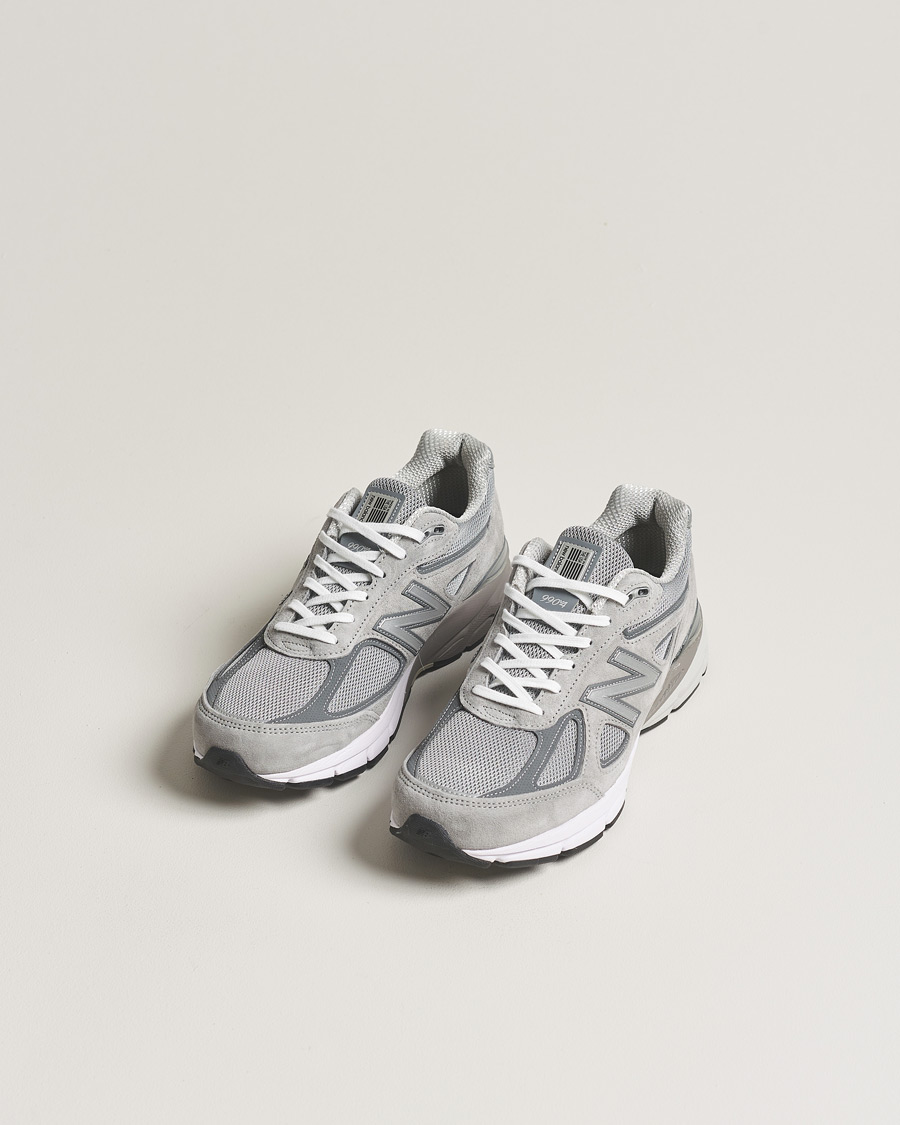 Men | Sneakers | New Balance Made In US & UK | New Balance Made in USA 990v4 Sneakers Grey