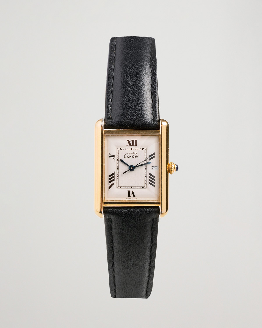 Men | Cartier Pre-Owned Tank Must XL 2413 Gold | Cartier Pre-Owned | Tank Must XL 2413 Gold