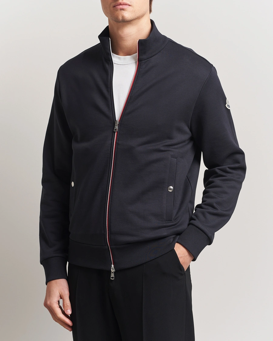 Men | Sweaters & Knitwear | Moncler | Full Zip Cardigan Navy