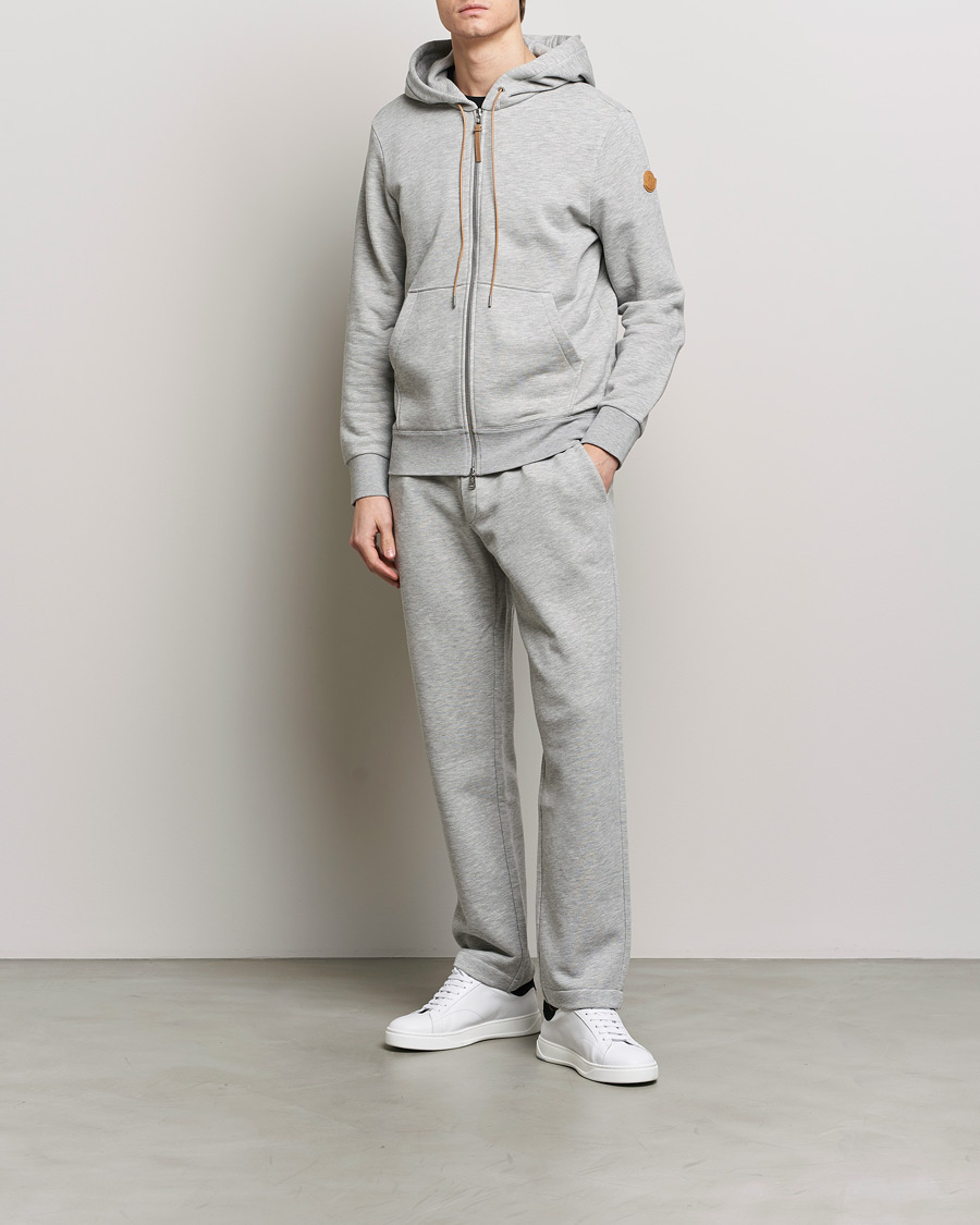 Men | Trousers | Moncler | Cotton Sweatpants Light Grey