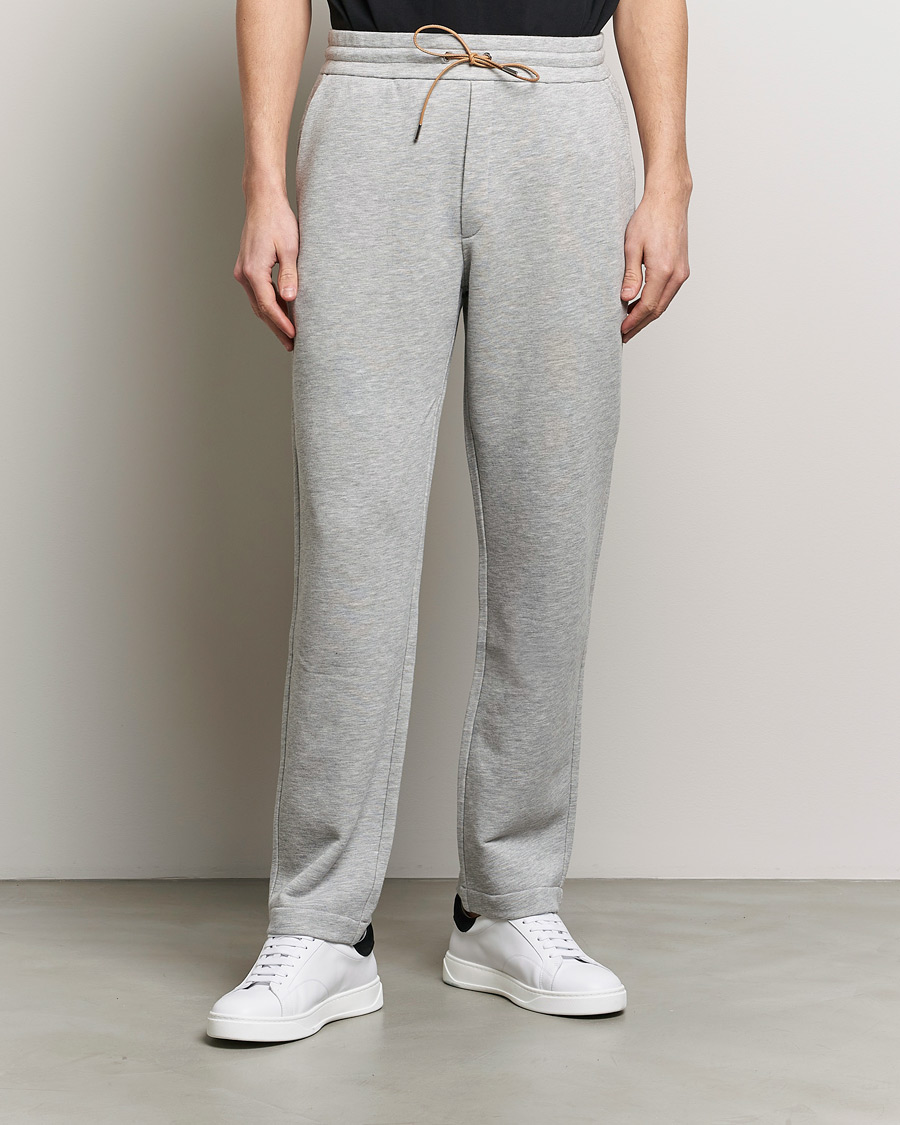 Men | Trousers | Moncler | Cotton Sweatpants Light Grey